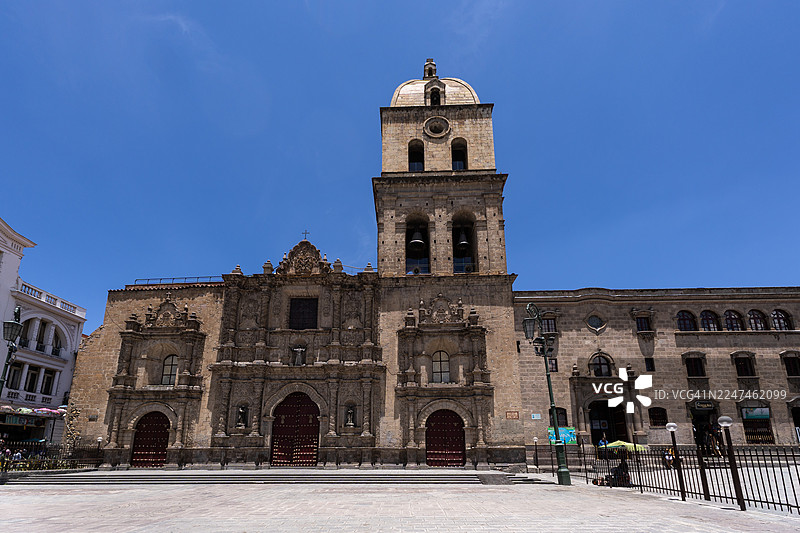 玻利维亚拉巴斯圣方济各圣殿图片素材