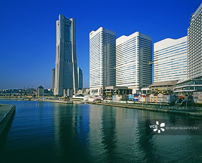 横滨港未来21图片素材