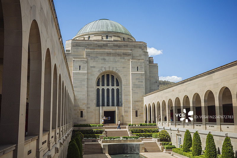 澳大利亚战争纪念馆，堪培拉，澳大利亚首都领地图片素材