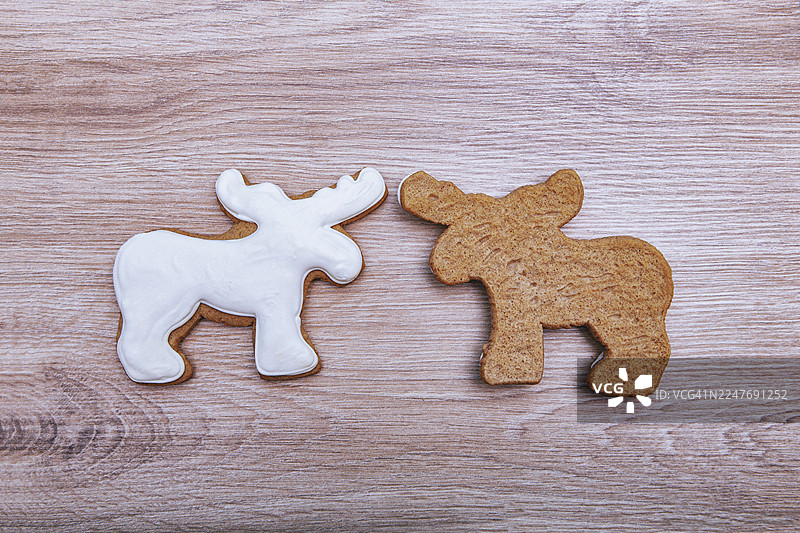 姜饼麋鹿图片素材