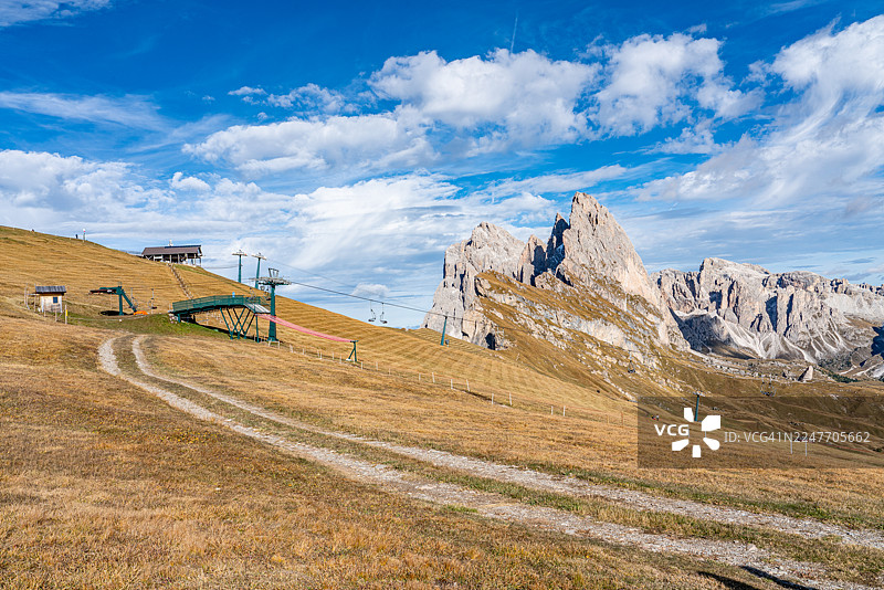 意大利南蒂罗尔塞切达山脊图片素材
