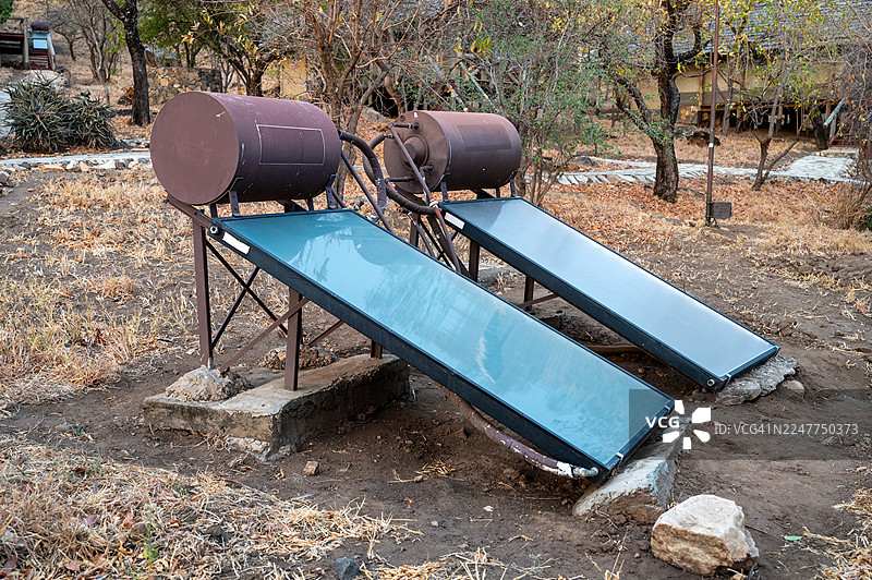 太阳能热利用系统图片素材