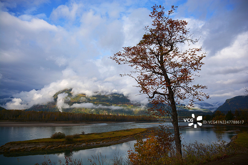 加拿大秋色图片素材