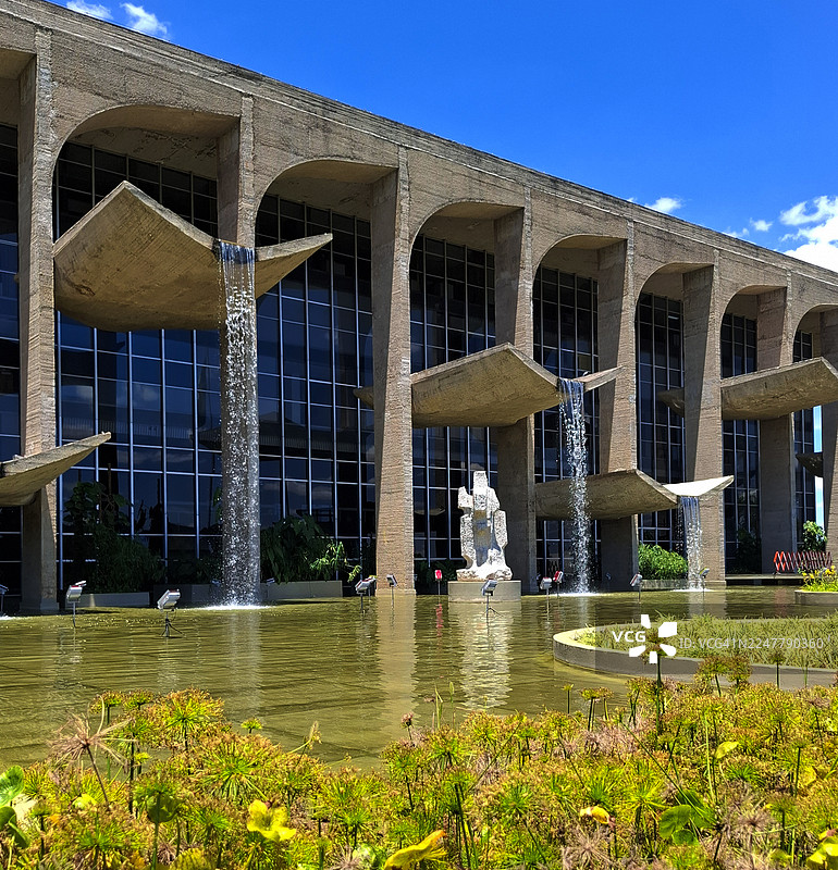 巴西联邦区巴西利亚司法宫（司法部和公共安全部）景观图片素材