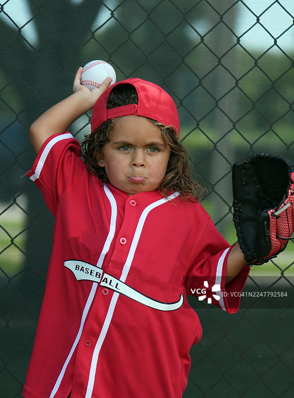 青少年棒球运动员图片素材