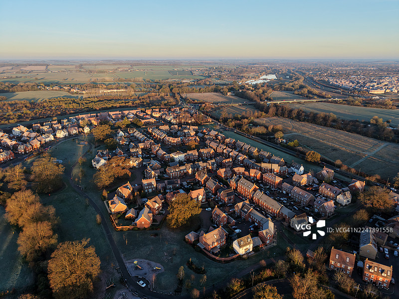贝德福德郡住房开发图片素材