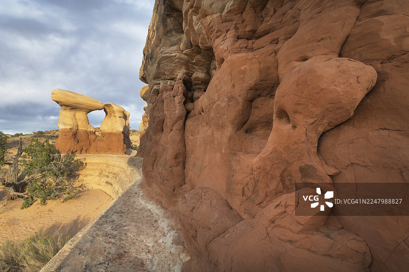 魔鬼花园大阶梯-埃斯卡兰特国家纪念碑图片素材