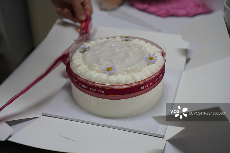 椰子蛋糕图片素材