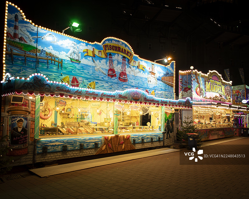 汉堡圣保利区的游乐场图片素材