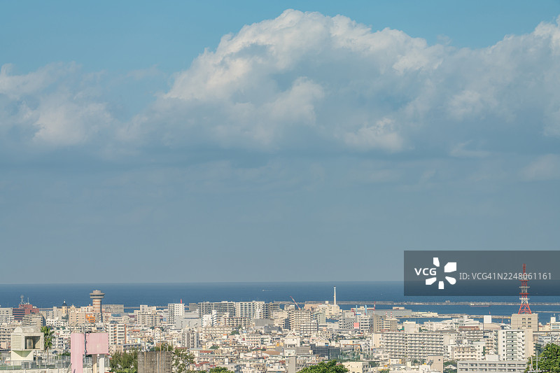 日本那霸市的住宅区图片素材