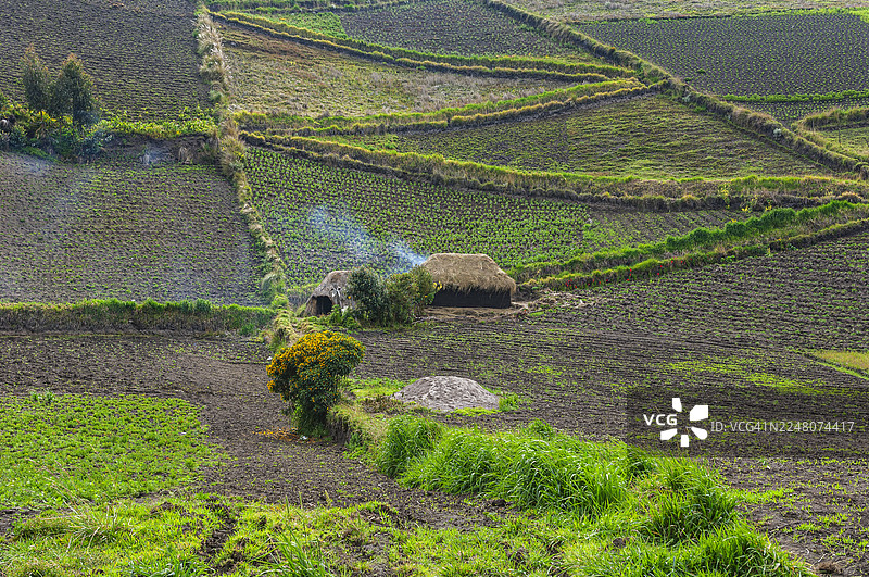 厄瓜多尔，耕地图片素材