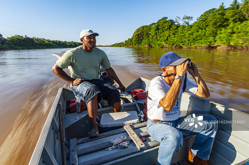 巴西，库亚巴河航行图片素材