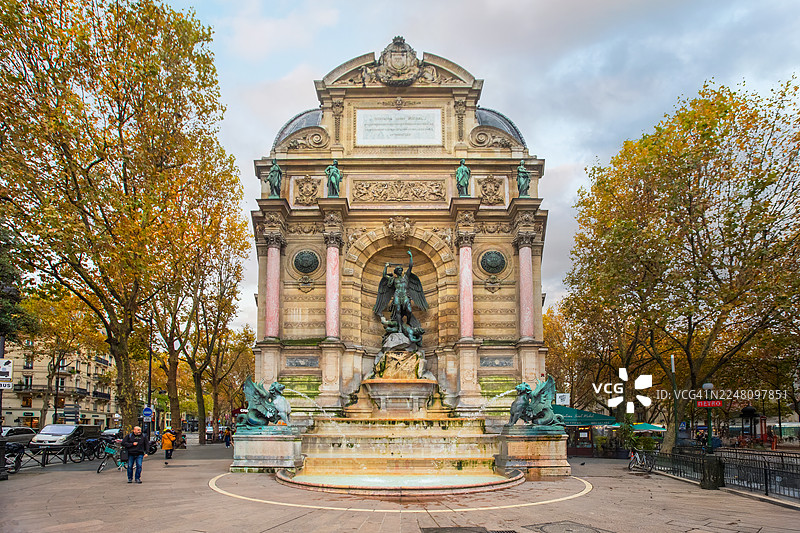 方丹圣米歇尔图片素材