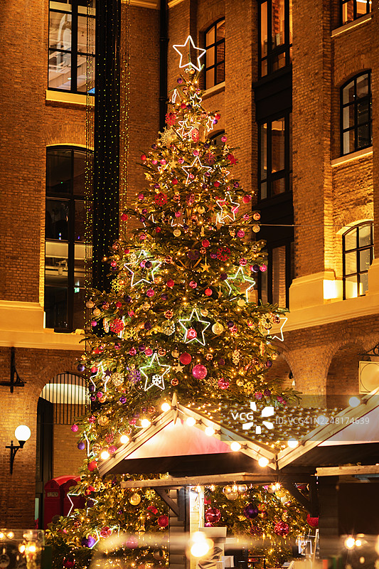 伦敦圣诞庆祝活动图片素材