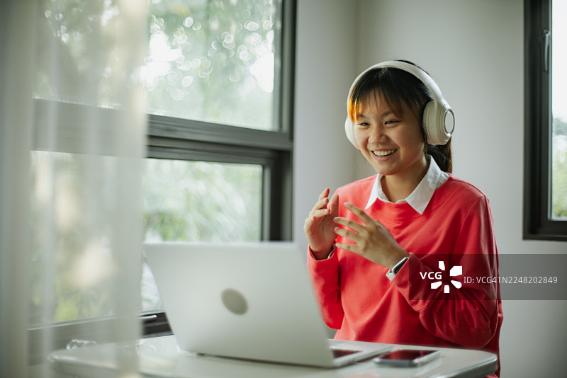 学生在线会议图片素材