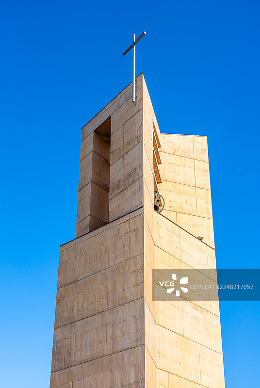 洛杉矶市中心教堂钟楼图片素材