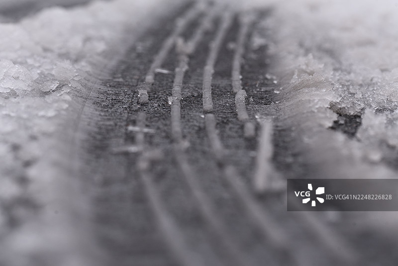 雪覆盖的街道图片素材