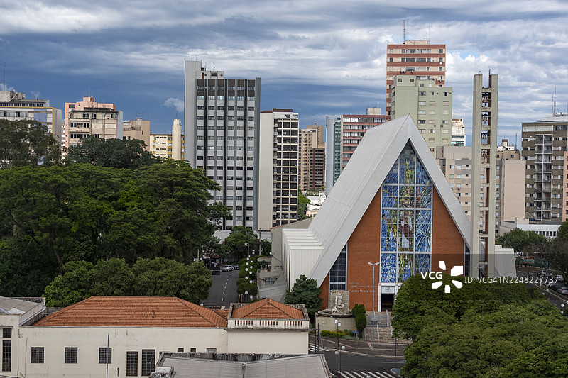 巴西隆德里纳市中心街景图片素材