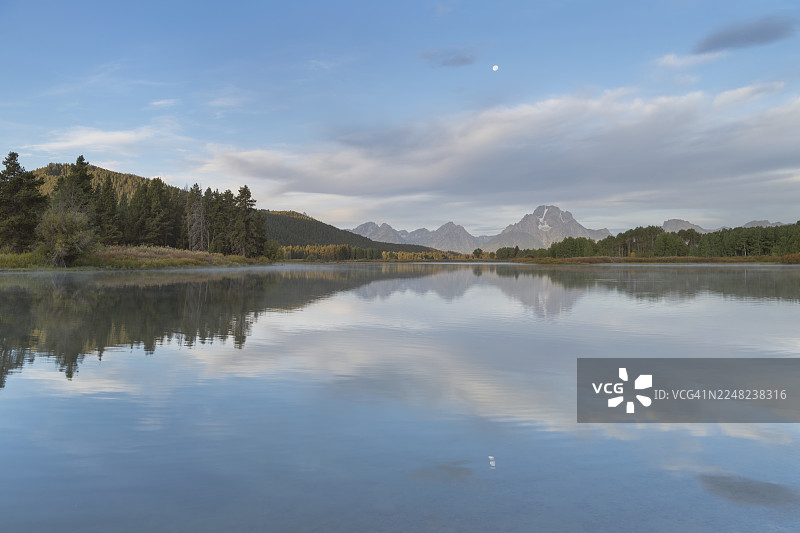 俄克萨鲍弯，大提顿国家公园图片素材