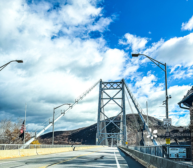 纽约熊山大桥图片素材