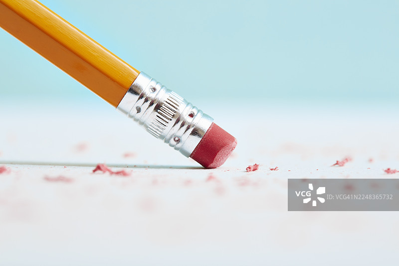 橡皮擦擦除错误图片素材