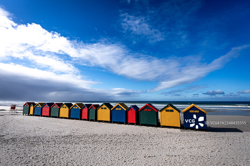 海滩小屋图片素材