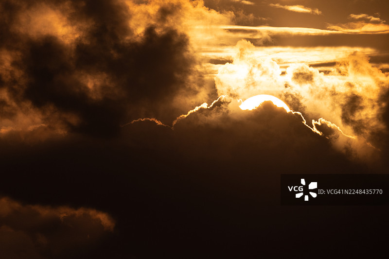 大西洋日落图片素材