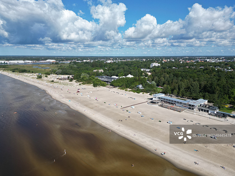 2025年8月14日 爱沙尼亚帕尔努海滩图片素材