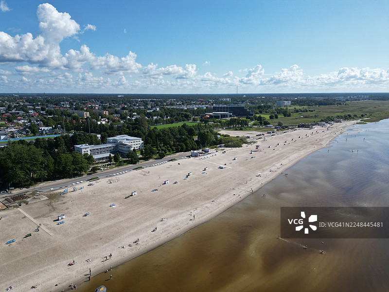 2025年8月14日 爱沙尼亚帕尔努海滩图片素材