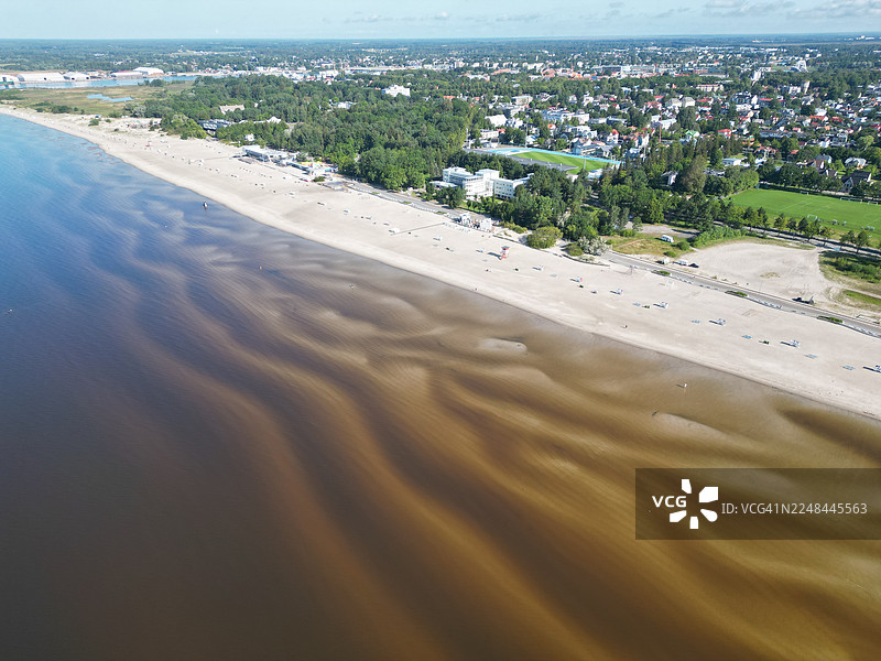 爱沙尼亚派尔努海滩图片素材