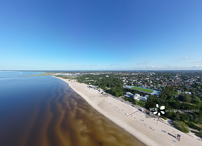 爱沙尼亚派尔努海滩图片素材