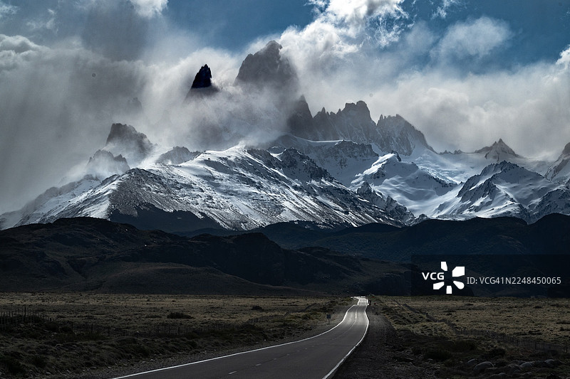 菲茨罗伊峰，阿根廷图片素材