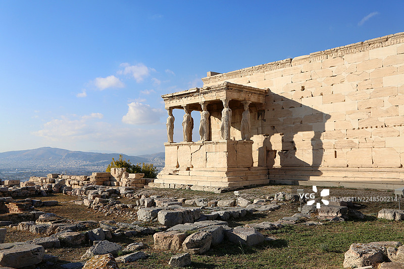 少女门廊图片素材
