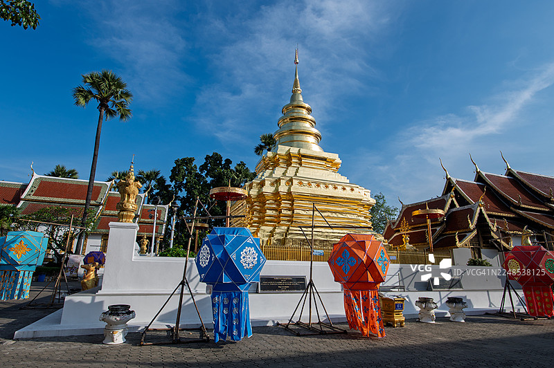 泰国清迈帕塔西钟寺图片素材