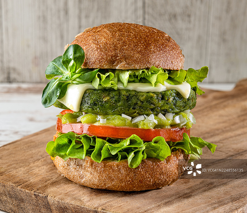 纯素汉堡图片素材