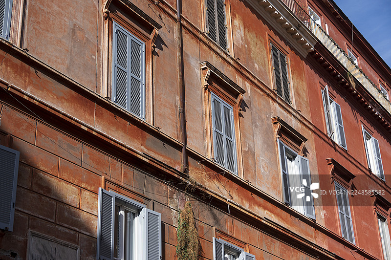 罗马色彩缤纷的宏伟建筑图片素材