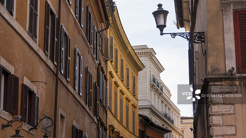 罗马色彩斑斓的宏伟建筑图片素材