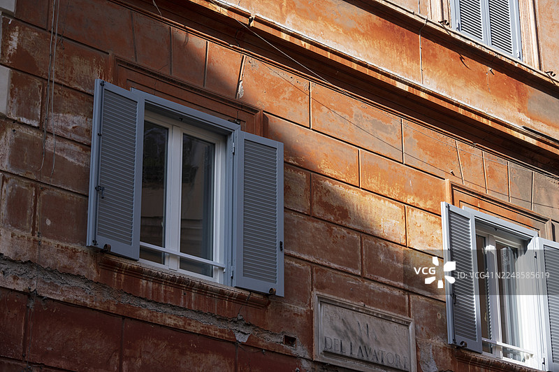 罗马的彩色宏伟建筑图片素材