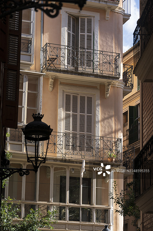 帕尔马市优雅的建筑图片素材