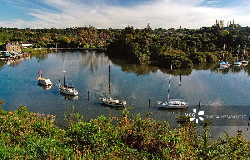 凯里凯里海湾的航拍风景图片素材