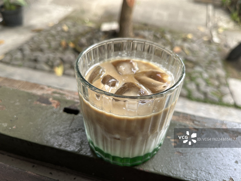 特写潘丹风味咖啡图片素材