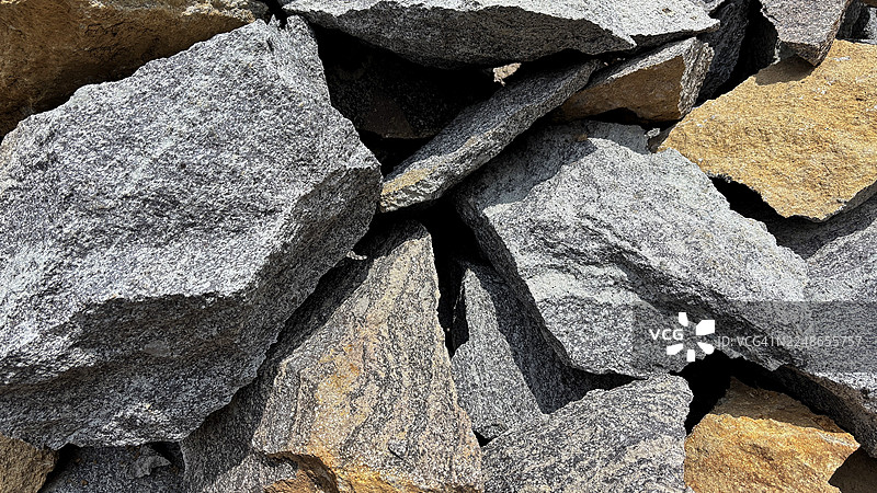建筑用的大量石块图片素材