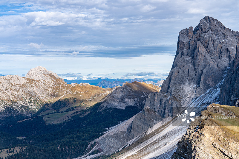 意大利南蒂罗尔塞切达山脊图片素材