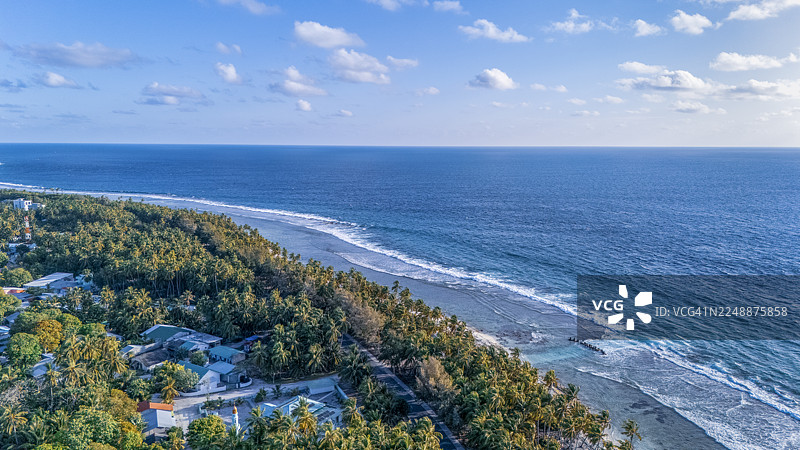 俯瞰富瓦穆拉岛图片素材