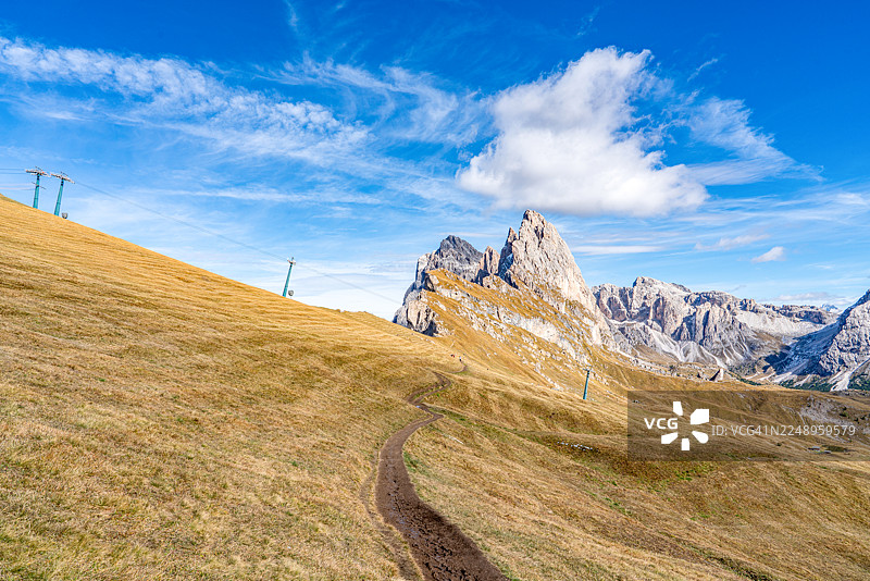 意大利南蒂罗尔塞切达山脊图片素材