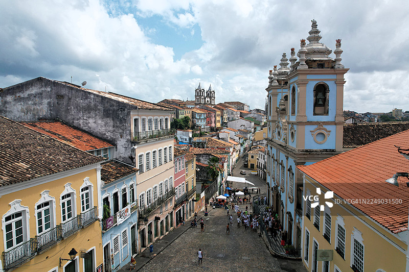 萨尔瓦多佩洛乌里尼奥历史区图片素材