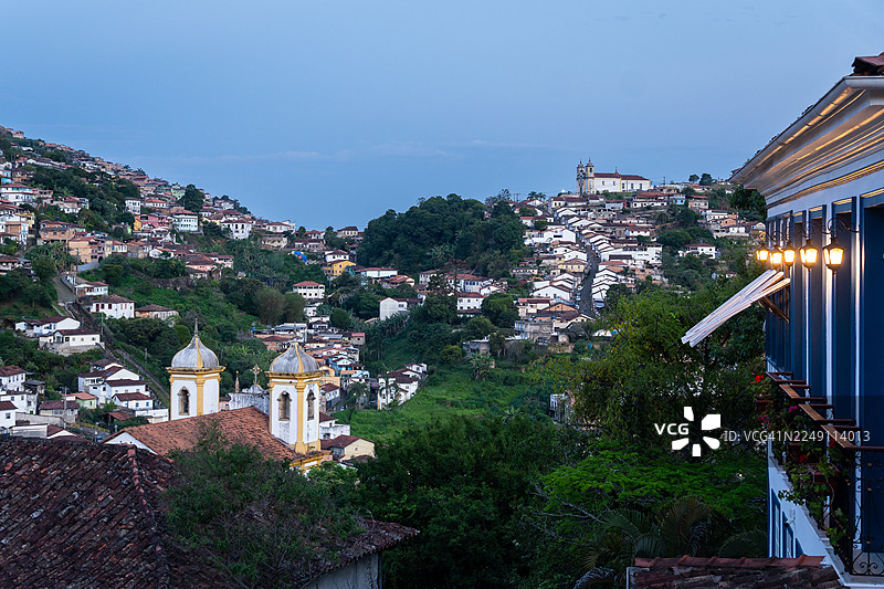 巴西欧鲁普雷图镇图片素材