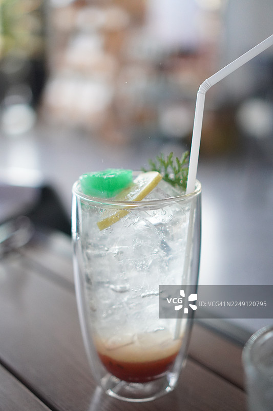 饮品与饮料 李子苏打水图片素材