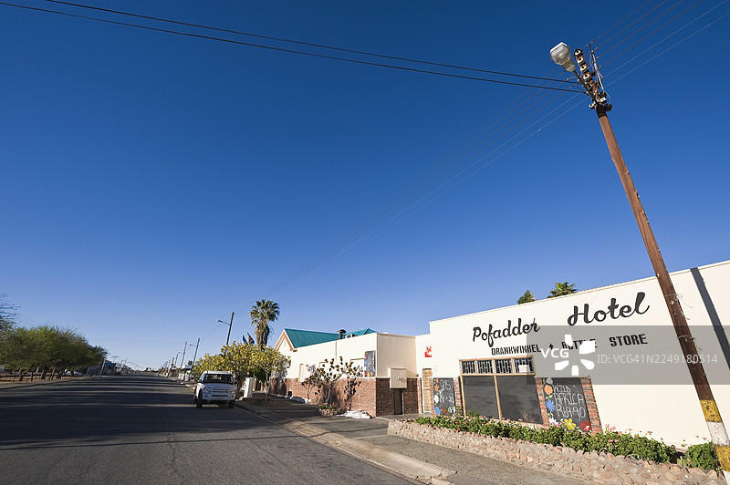 南非大卡鲁地区的典型城镇图片素材