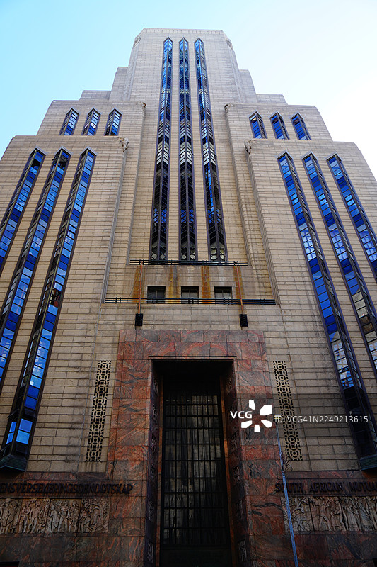 南非开普敦装饰艺术风格的相互保险大楼外观图片素材